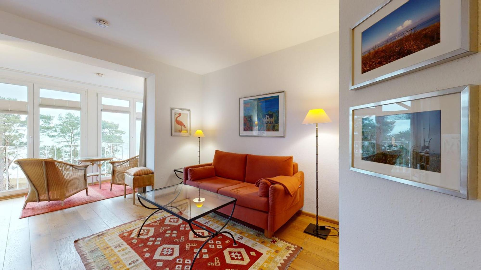 Fewo Direkt Am Strand Mit Meerblick Und Suedbalkon, Villa Freia 27, Binz Exterior foto